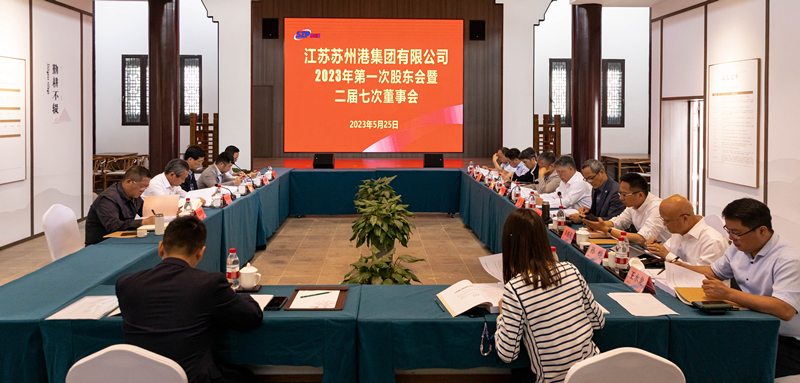 苏州港集团召开2023年第一次股东...